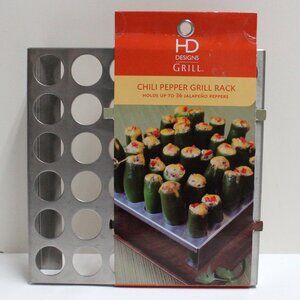 New Stainless Steel Chili Pepper Grill or Oven Rack For Up To 36 Peppers